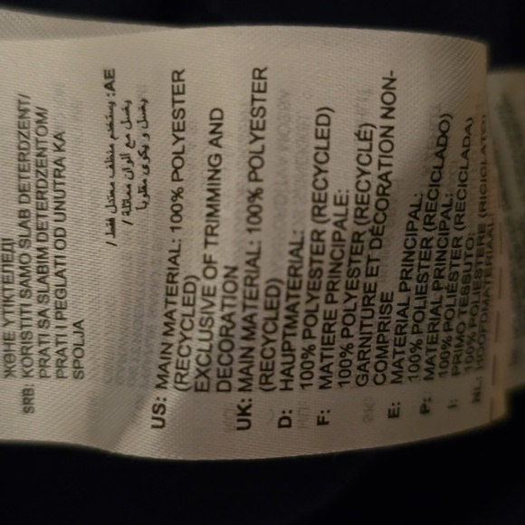 ADIDAS BRAND SIGNATURE MEN'S DARK BLUE HOODED SWEATSHIRT SIZE SMALL - Picture 15 of 15